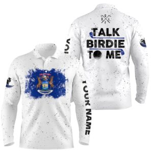 Retro Michigan Grunge Men s Golf Polo Shirts Custom Name Patriotic Golf Shirts For Men Golf Gifts Golf Polo Shirt Golf Shirts 2 it5olt.jpg