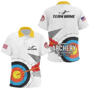 Retro Target Archery Polo Shirts, Custom US…