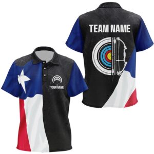 Retro Texas Flag Archery Shirts Custom Patriotic…