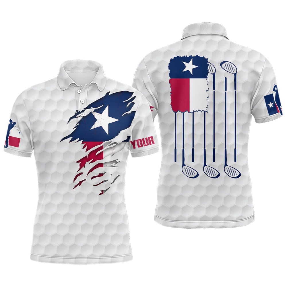 Retro Texas Flag White Golf Pattern Men’s Polo Shirt Patriotic Golf Shirts For Men Golf Gifts, Golf Polo Shirt, Golf Shirts Retro Texas Flag White Golf Pattern Men’s Polo Shirt Patriotic Golf Shirts For Men Golf Gifts, Golf Polo Shirt, Golf Shirts