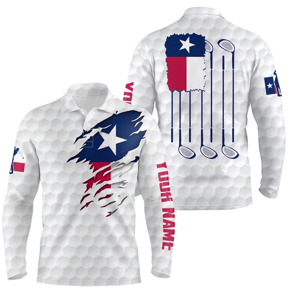 Retro Texas Flag White Golf Pattern Men’s Polo Shirt Patriotic Golf Shirts For Men Golf Gifts, Golf Polo Shirt, Golf Shirts Retro Texas Flag White Golf Pattern Men’s Polo Shirt Patriotic Golf Shirts For Men Golf Gifts, Golf Polo Shirt, Golf Shirts