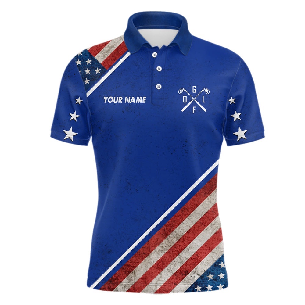 Retro Usa Flag Men’s Golf Polo Shirts Custom Patriotic Golf Shirts For Men Golfing Gifts, Golf Polo Shirt, Golf Shirts Retro Usa Flag Men’s Golf Polo Shirts Custom Patriotic Golf Shirts For Men Golfing Gifts, Golf Polo Shirt, Golf Shirts