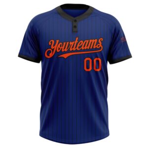 Royal Black Pinstripe Orange Two Button Unisex Softball Jersey Custom Team Softball Jersey 2 iyg5n6.jpg