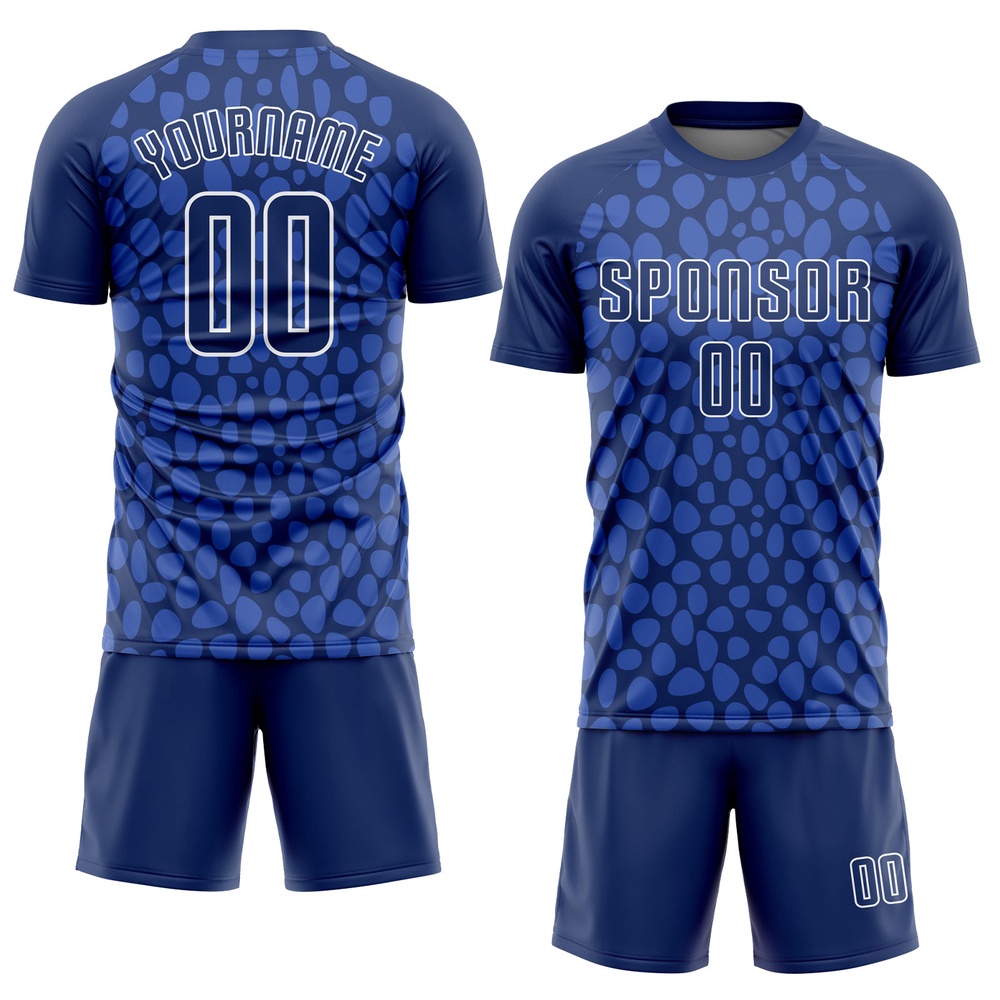 Royal Navy White Sublimation Soccer Uniform Jersey, Custom Team Soccer Jersey Shirt Royal Navy White Sublimation Soccer Uniform Jersey, Custom Team Soccer Jersey Shirt