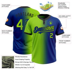 Royal Neon Green Black Gradient Fashion Two Button Unisex Softball Jersey Custom Team Softball Jersey 3 rt8qcl.jpg