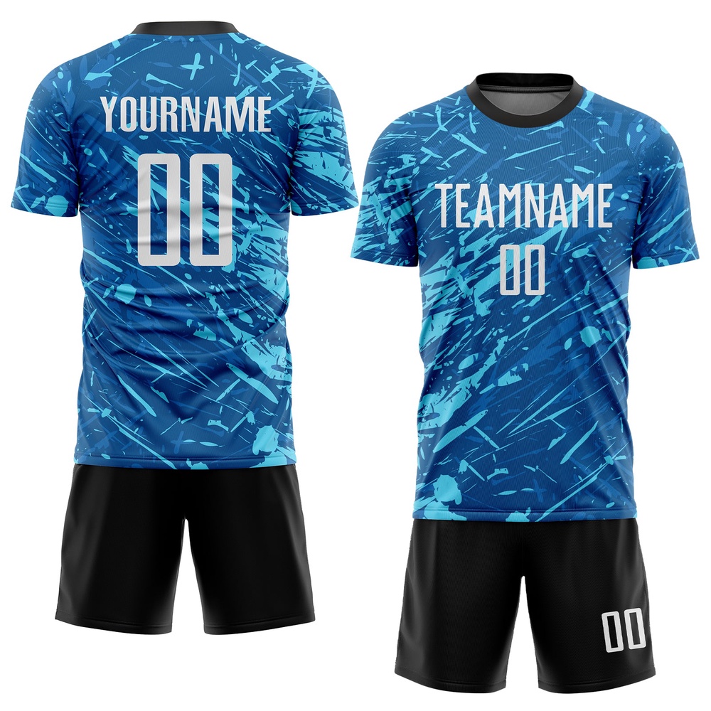 Royal White Light Blue Sublimation Soccer Uniform Jersey_5716, Custom Team Soccer Jersey Shirt Royal White Light Blue Sublimation Soccer Uniform Jersey_5716, Custom Team Soccer Jersey Shirt