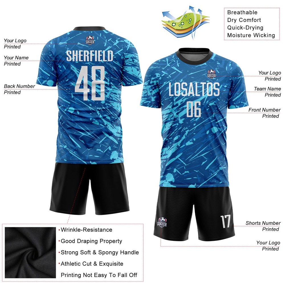 Royal White Light Blue Sublimation Soccer Uniform Jersey_5716, Custom Team Soccer Jersey Shirt Royal White Light Blue Sublimation Soccer Uniform Jersey_5716, Custom Team Soccer Jersey Shirt