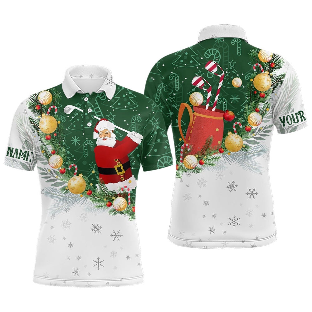 Santa Playing Golf Christmas Pattern Men’s Golf Polo Shirt Custom Golf Outfit For Men Golf Gifts, Golf Polo Shirt, Golf Shirts Santa Playing Golf Christmas Pattern Men’s Golf Polo Shirt Custom Golf Outfit For Men Golf Gifts, Golf Polo Shirt, Golf Shirts