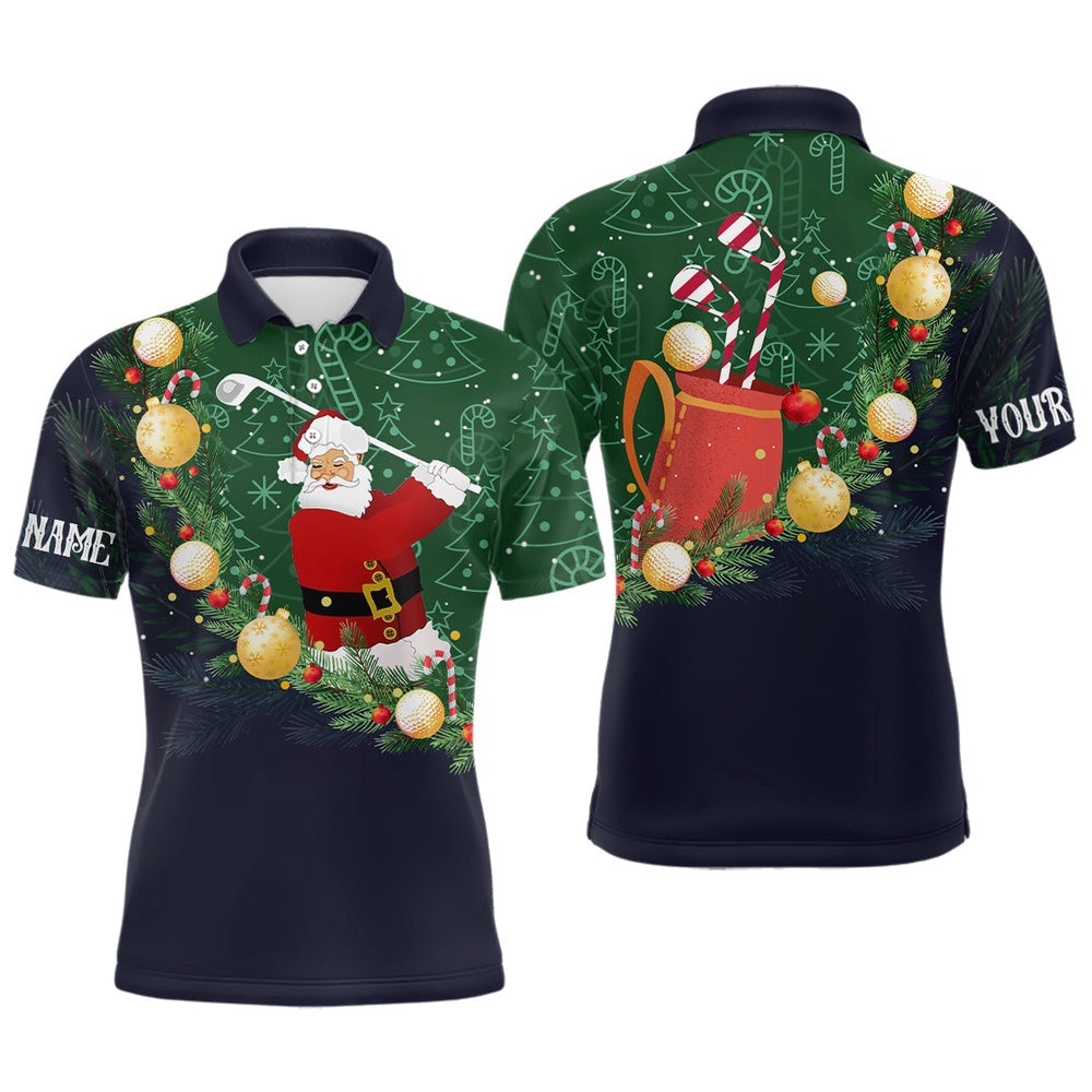 Santa Playing Golf Navy Men’s Polo Shirts Christmas Golf Shirts For Men Best Golf Gifts, Golf Polo Shirt, Golf Shirts Santa Playing Golf Navy Men’s Polo Shirts Christmas Golf Shirts For Men Best Golf Gifts, Golf Polo Shirt, Golf Shirts