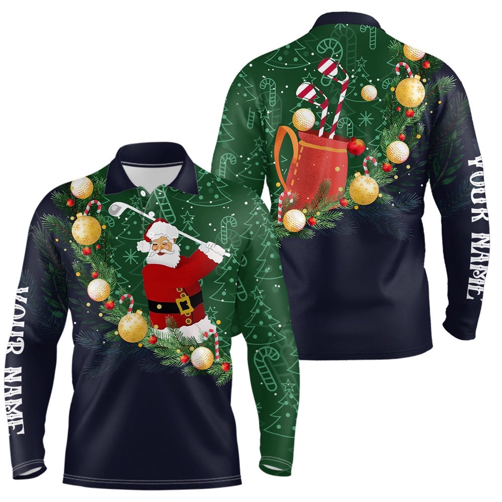 Santa Playing Golf Navy Men’s Polo Shirts Christmas Golf Shirts For Men Best Golf Gifts, Golf Polo Shirt, Golf Shirts Santa Playing Golf Navy Men’s Polo Shirts Christmas Golf Shirts For Men Best Golf Gifts, Golf Polo Shirt, Golf Shirts