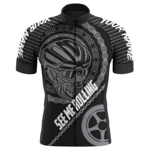 See Me Rolling Personalized Mens Cycling Jersey…