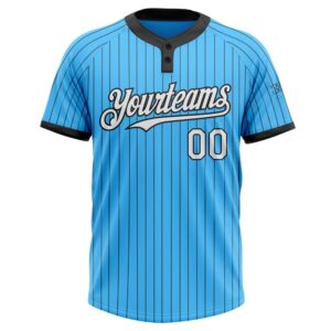 Sky Blue Black Pinstripe White Two Button Unisex Softball Jersey Custom Team Softball Jersey 2 fdaof9.jpg