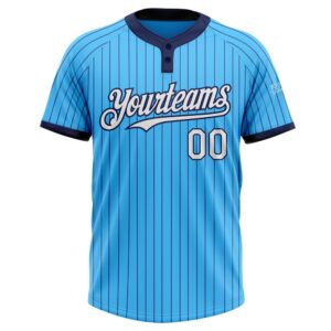 Sky Blue Navy Pinstripe White Two Button Unisex Softball Jersey Custom Team Softball Jersey 2 rrdol0.jpg