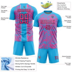 Sky Blue Pink Black Abstract Fluid Sublimation Soccer Uniform Jersey Custom Team Soccer Jersey Shirt 3 i9jjp0.jpg