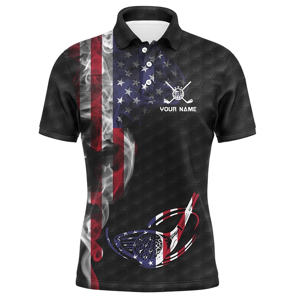 Smoky American Flag Men’s Golf Polo Shirts Custom Patriotic Golf Tops For Men Golf Pattern Shirt, Golf Polo Shirt, Golf Shirts Smoky American Flag Men’s Golf Polo Shirts Custom Patriotic Golf Tops For Men Golf Pattern Shirt, Golf Polo Shirt, Golf Shirts