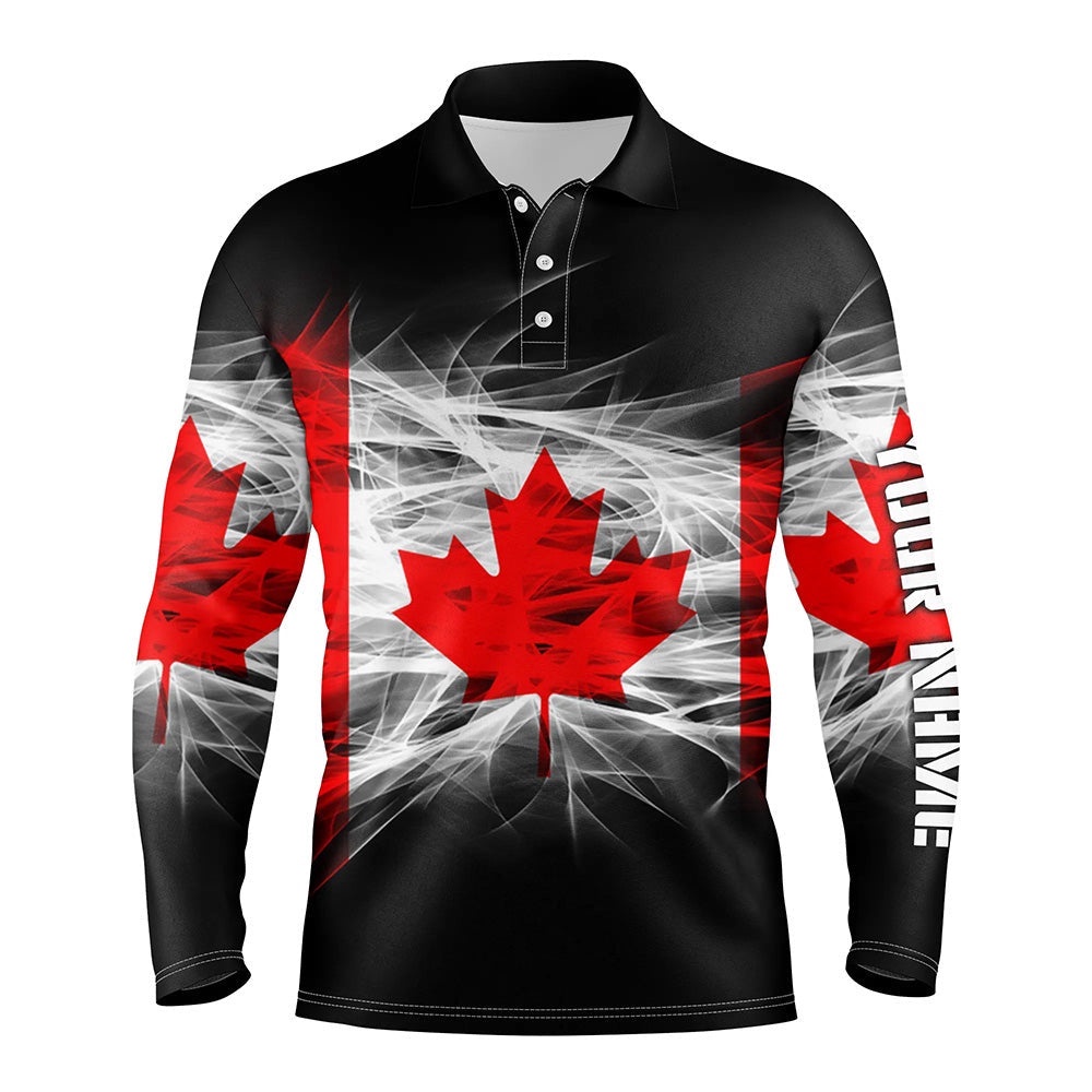 Smoky Canada Flag Men’s Golf Polo Shirts Custom Name Patriotic Golf Shirts For Men Golf Gifts, Golf Polo Shirt, Golf Shirts Smoky Canada Flag Men’s Golf Polo Shirts Custom Name Patriotic Golf Shirts For Men Golf Gifts, Golf Polo Shirt, Golf Shirts