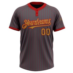 Steel Gray Red Pinstripe Old Gold Two Button Unisex Softball Jersey Custom Team Softball Jersey 2 tergkm.jpg