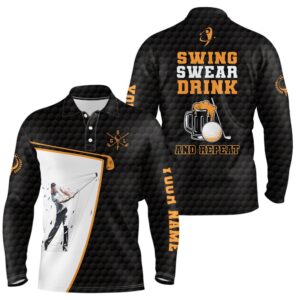 Swing Swear Drink And Repeat Black Men s Golf Polo Shirt Custom Beer Golf Shirts For Men Golf Gifts Golf Polo Shirt Golf Shirts 2 cg16pd.jpg