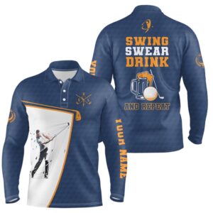 Swing Swear Drink And Repeat Navy Blue Men s Golf Polo Shirts Custom Beer Golf Shirts For Men Golf Polo Shirt Golf Shirts 2 ejlpz3.jpg