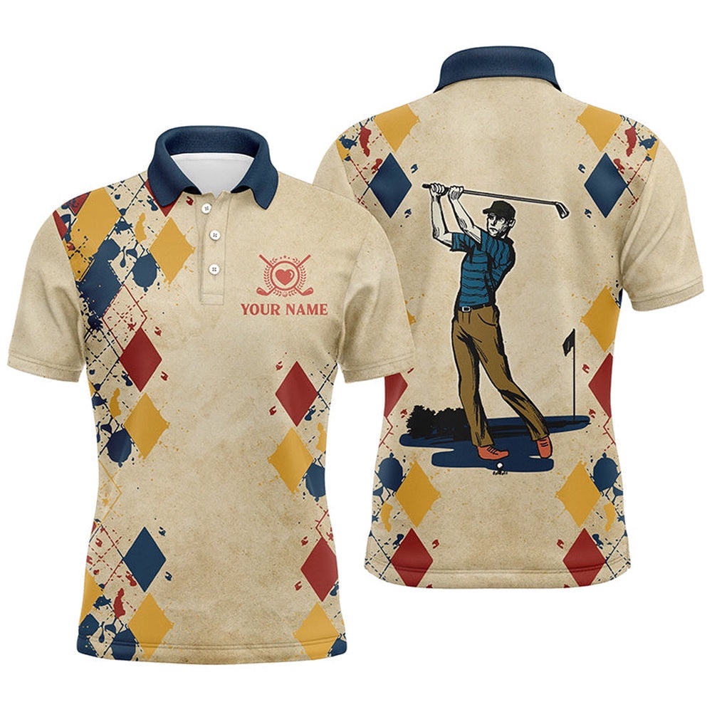 Swing Swear Repeat Vintage Argyle Men’s Golf Polo Shirt Golf Shirts For Men Golf Tops, Golf Polo Shirt, Golf Shirts Swing Swear Repeat Vintage Argyle Men’s Golf Polo Shirt Golf Shirts For Men Golf Tops, Golf Polo Shirt, Golf Shirts