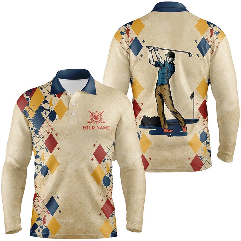 Swing Swear Repeat Vintage Argyle Men’s Golf Polo Shirt Golf Shirts For Men Golf Tops, Golf Polo Shirt, Golf Shirts Swing Swear Repeat Vintage Argyle Men’s Golf Polo Shirt Golf Shirts For Men Golf Tops, Golf Polo Shirt, Golf Shirts