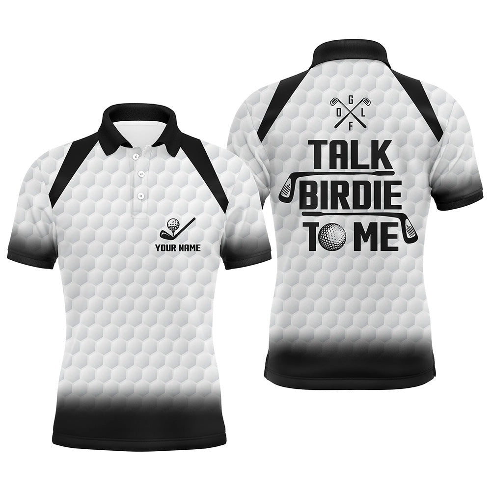 Talk Birdie To Me Men’s Golf Polo Shirt, Black And White Golf Shirts For Men, Cool Golf Gifts, Golf Polo Shirt, Golf Shirts Talk Birdie To Me Men’s Golf Polo Shirt, Black And White Golf Shirts For Men, Cool Golf Gifts, Golf Polo Shirt, Golf Shirts