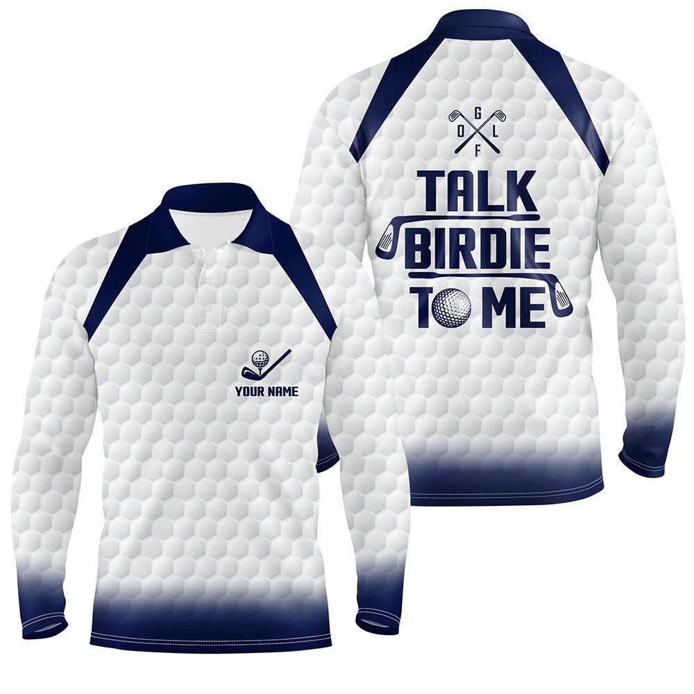 Talk Birdie To Me Men’s Golf Polo Shirt Blue White Golf Shirts For Men Cool Golf Gifts, Golf Polo Shirt, Golf Shirts Talk Birdie To Me Men’s Golf Polo Shirt Blue White Golf Shirts For Men Cool Golf Gifts, Golf Polo Shirt, Golf Shirts