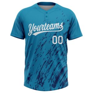 Teal White Royal 3D Pattern Two Button Unisex Softball Jersey Custom Team Softball Jersey 2 e0wpta.jpg