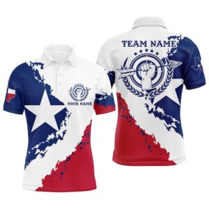 Texas Archery Polo Shirts For Men Custom…