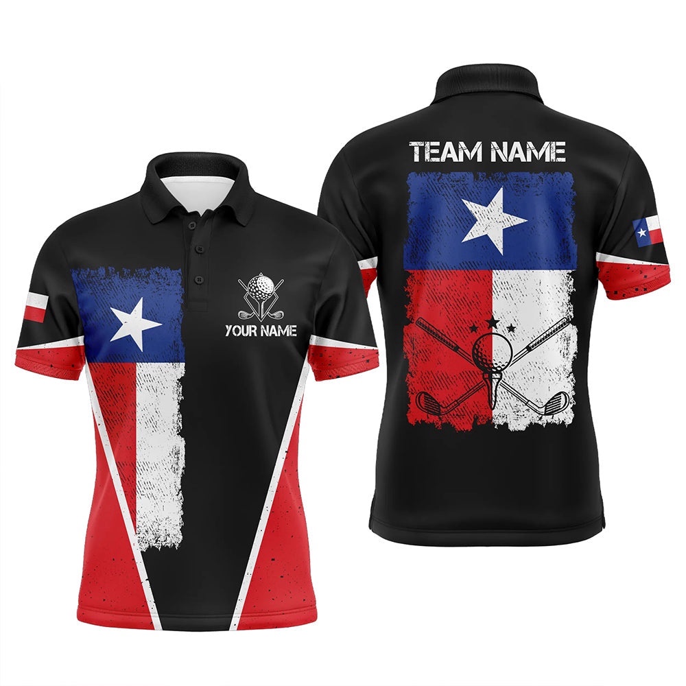Texas Flag Black Men’s Custom Patriotic Golf Shirts For Men, Vintage Golf Gifts, Golf Polo Shirt, Golf Shirts Texas Flag Black Men’s Custom Patriotic Golf Shirts For Men, Vintage Golf Gifts, Golf Polo Shirt, Golf Shirts