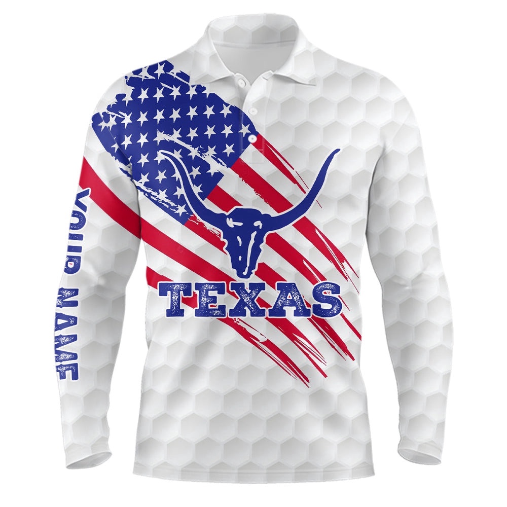Texas Flag Longhorn Men’s Golf Polo Shirts Custom Patriotic Golf Shirts For Men Golf Gifts, Golf Polo Shirt, Golf Shirts Texas Flag Longhorn Men’s Golf Polo Shirts Custom Patriotic Golf Shirts For Men Golf Gifts, Golf Polo Shirt, Golf Shirts