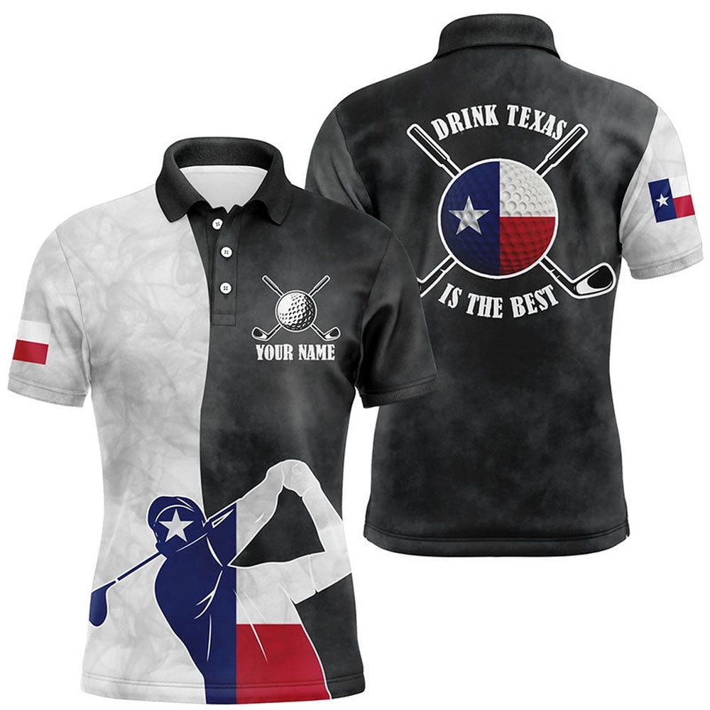 Texas Flag Men’s Black And White Patriotic Golf Shirts For Men, Best Golf Gifts, Golf Polo Shirt, Golf Shirts Texas Flag Men’s Black And White Patriotic Golf Shirts For Men, Best Golf Gifts, Golf Polo Shirt, Golf Shirts