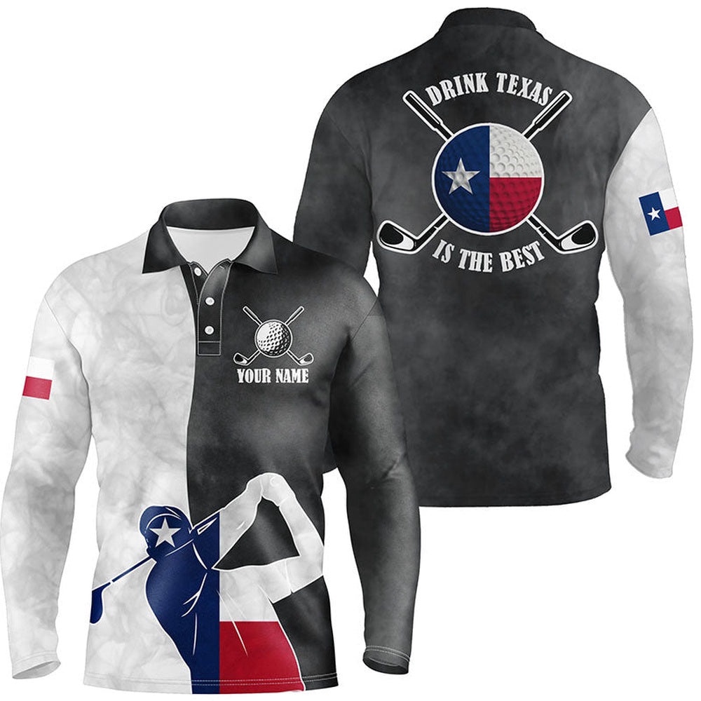 Texas Flag Men’s Black And White Patriotic Golf Shirts For Men, Best Golf Gifts, Golf Polo Shirt, Golf Shirts Texas Flag Men’s Black And White Patriotic Golf Shirts For Men, Best Golf Gifts, Golf Polo Shirt, Golf Shirts