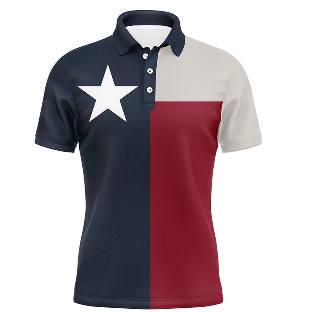 Texas Flag Polo Shirt, Golf Polo Shirt, Golf Shirts Texas Flag Polo Shirt, Golf Polo Shirt, Golf Shirts