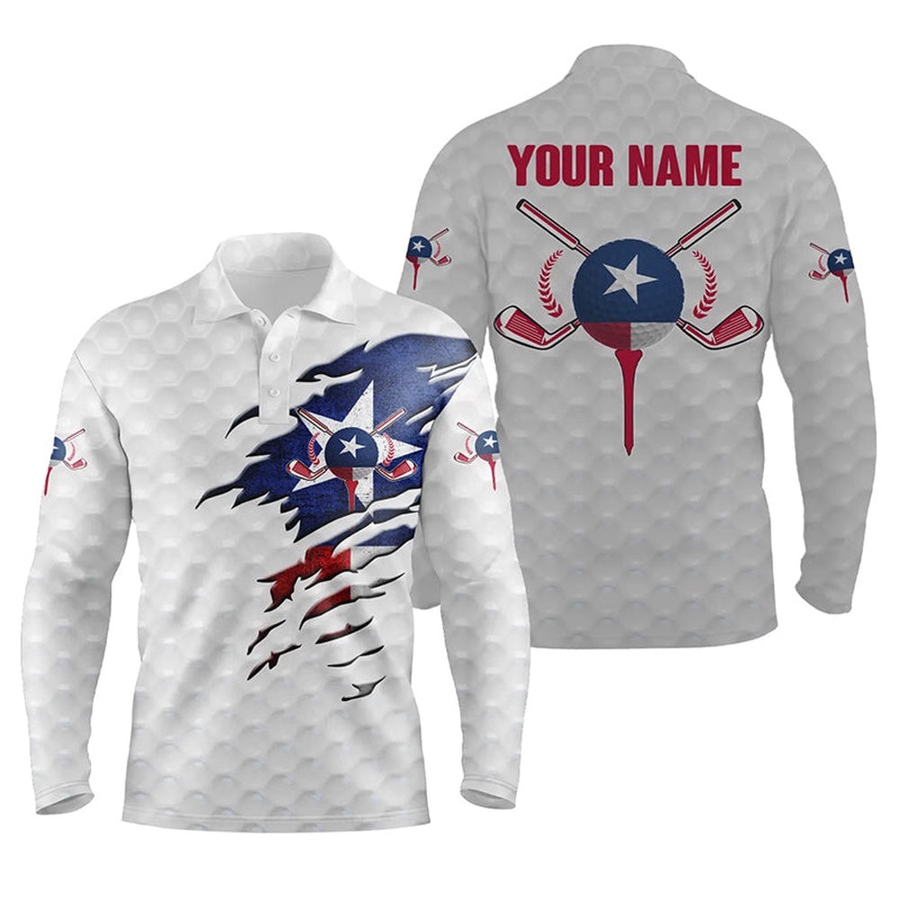 Texas Flag White Golf Ball Skin Men’s Golf Polos Shirts Custom Patriot Golf Gift, Golf Shirt For Men, Golf Polo Shirt, Golf Shirts Texas Flag White Golf Ball Skin Men’s Golf Polos Shirts Custom Patriot Golf Gift, Golf Shirt For Men, Golf Polo Shirt, Golf Shirts