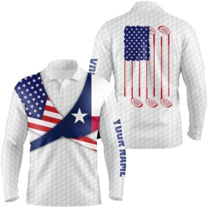 Texas Flag White Golf Pattern Men s Polo Shirt Patriotic Golf Shirts For Men Golf Gifts Golf Polo Shirt Golf Shirts 2 md94bg.jpg