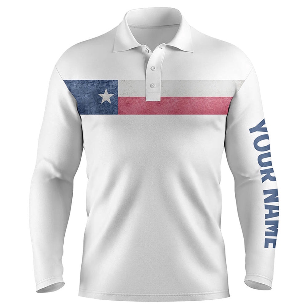Texas Flag White Men’s Golf Polo Shirts Custom Patriotic Golf Tops For Men’s, Golf Polo Shirt, Golf Shirts Texas Flag White Men’s Golf Polo Shirts Custom Patriotic Golf Tops For Men’s, Golf Polo Shirt, Golf Shirts
