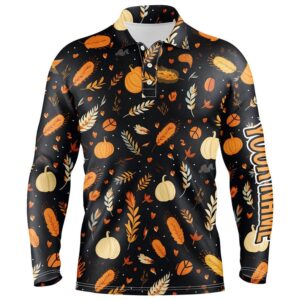 Thanksgiving Pattern Men s Golf Polo Shirts Custom Thanksgiving Gift Best Men s Golf Wear Golf Polo Shirt Golf Shirts 2 wugrzh.jpg