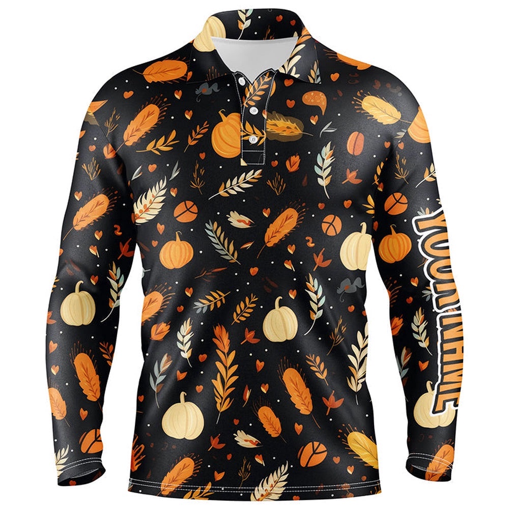 Thanksgiving Pattern Men’s Golf Polo Shirts Custom Thanksgiving Gift Best Men’s Golf Wear, Golf Polo Shirt, Golf Shirts Thanksgiving Pattern Men’s Golf Polo Shirts Custom Thanksgiving Gift Best Men’s Golf Wear, Golf Polo Shirt, Golf Shirts