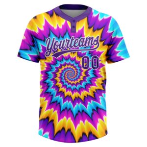Tie Dye Purple White 3D Two Button Unisex Softball Jersey Custom Team Softball Jersey 2 bj8j72.jpg