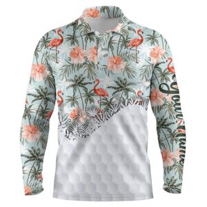 Tropical Palm Trees Flamingo Hibiscus Pattern Custom Men s Golf Polo Shirts Team Golf Shirts For Men s Golf Polo Shirt Golf Shirts 2 wkew9o.jpg