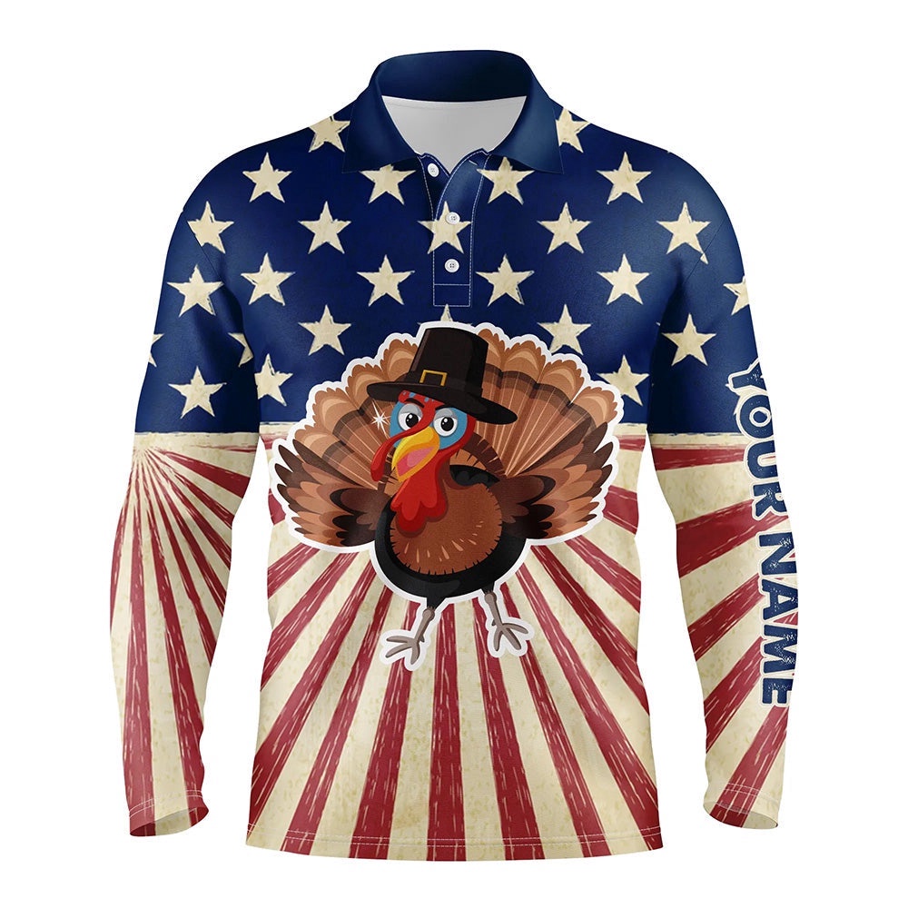 Turkey Bird Thanksgiving American Flag Men Golf Polo Shirt Men’s Patriotic Golf Tops Golf Gifts, Golf Polo Shirt, Golf Shirts Turkey Bird Thanksgiving American Flag Men Golf Polo Shirt Men’s Patriotic Golf Tops Golf Gifts, Golf Polo Shirt, Golf Shirts