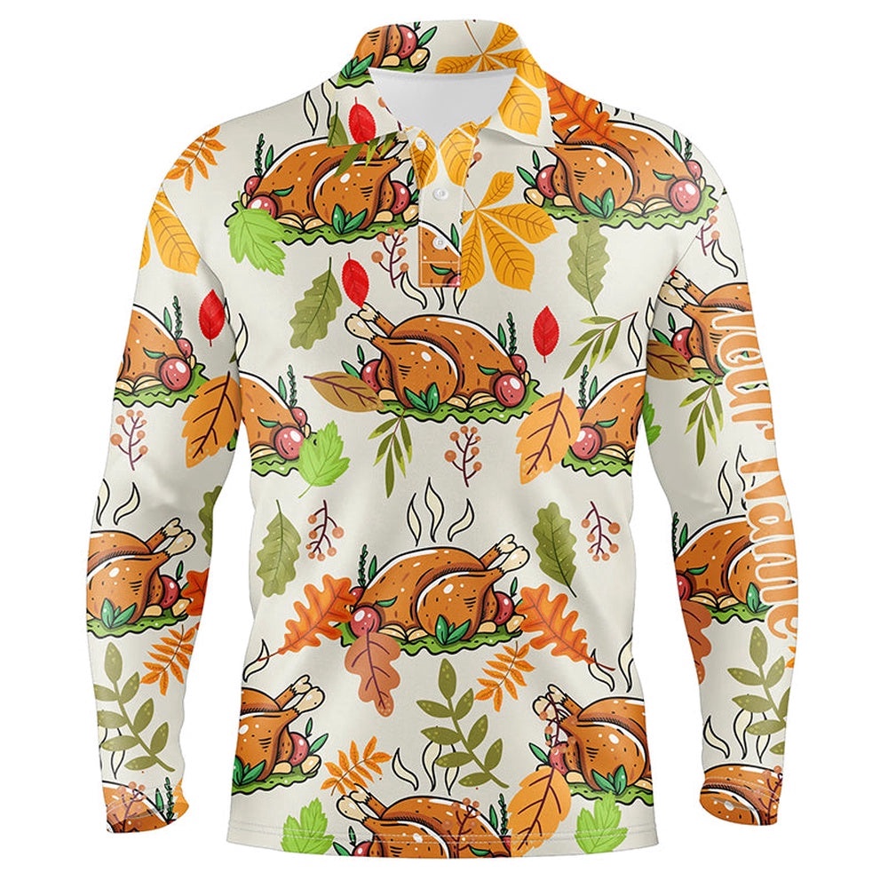 Turkey Thanksgiving Funny Men’s Golf Tops Autumn Leaves Customized Golf Shirts For Men Golf Gifts, Golf Polo Shirt, Golf Shirts Turkey Thanksgiving Funny Men’s Golf Tops Autumn Leaves Customized Golf Shirts For Men Golf Gifts, Golf Polo Shirt, Golf Shirts