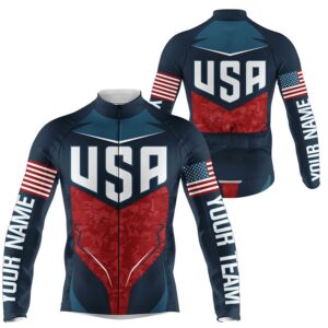 Usa Cycling Jersey Men With 3 Back…