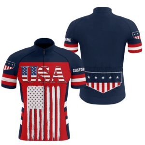 Usa Men And Women Cycling Jersey American Bike Shirt With 3 Pockets And Full Zip Gear Custom Mono Cycling Jersey 2 iz6vqe.jpg
