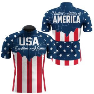 Usa Mens Cycling Jersey American Flag Cycle Gear With 3 Pockets Full Zip Racewear Custom Mono Cycling Jersey 2 qmg3uq.jpg