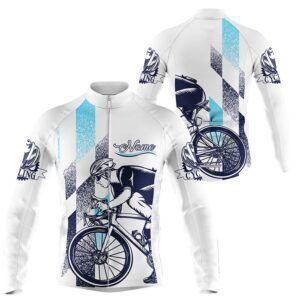 White Cycling Jersey Men Custom Bike Shirt With Back Pockets Full Zip Road Cycle Gear Custom Mono Cycling Jersey 2 wkfzq0.jpg