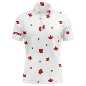 White Men’s Golf Polo Shirts Red Canada…
