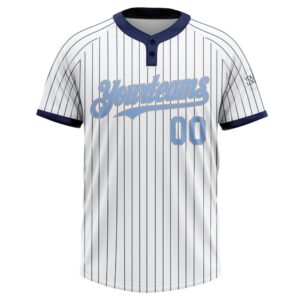 White Navy Pinstripe Light Blue Gray Two Button Unisex Softball Jersey Custom Team Softball Jersey 2 wlxaj3.jpg