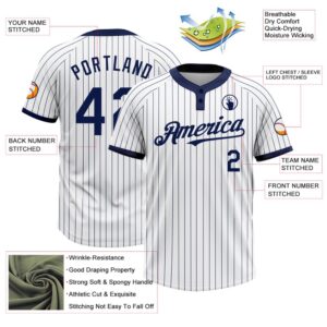 White Navy Pinstripe Navy Two Button Unisex Softball Jersey Custom Team Softball Jersey 3 pyvmcb.jpg